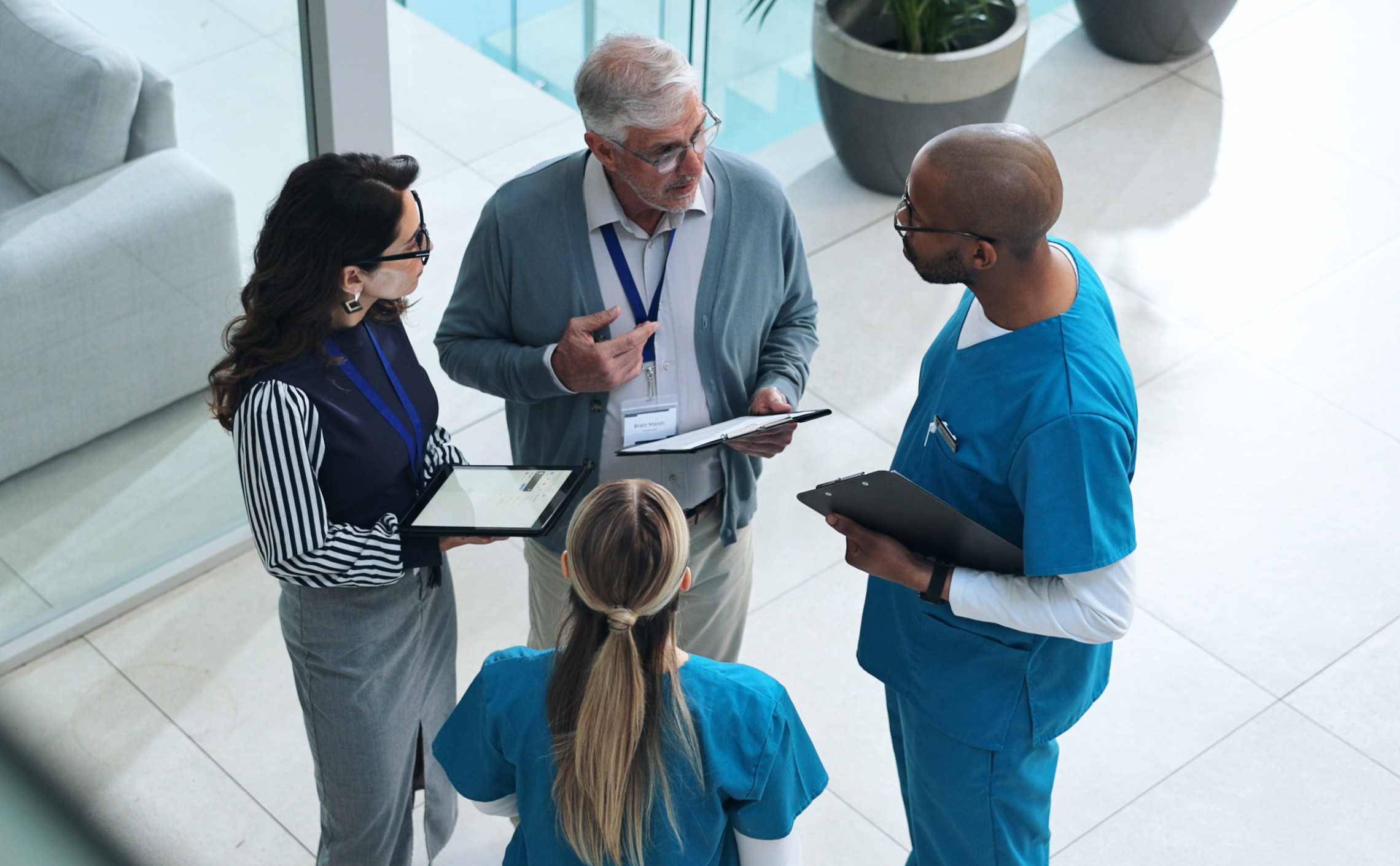 group of caregivers