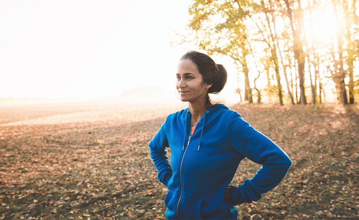 Woman in nature